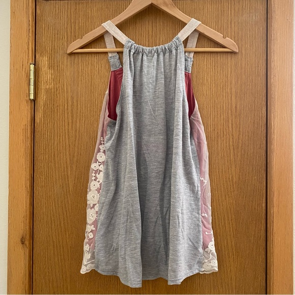 Layered Floral Mesh Lace Tank Top - Size S - Picture 2 of 16